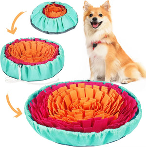 Adjustable Snuffle Mat for Dogs – Washable Nose-Work Enrichment Mat