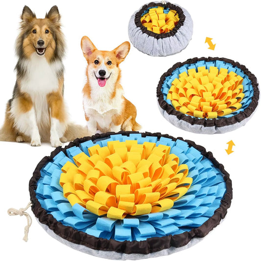 Adjustable Snuffle Mat for Dogs – Washable Nose-Work Enrichment Mat