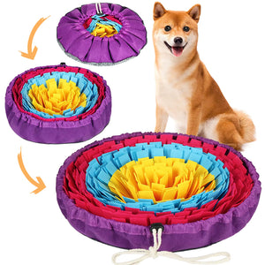 Adjustable Snuffle Mat for Dogs – Washable Nose-Work Enrichment Mat
