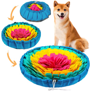 Adjustable Snuffle Mat for Dogs – Washable Nose-Work Enrichment Mat